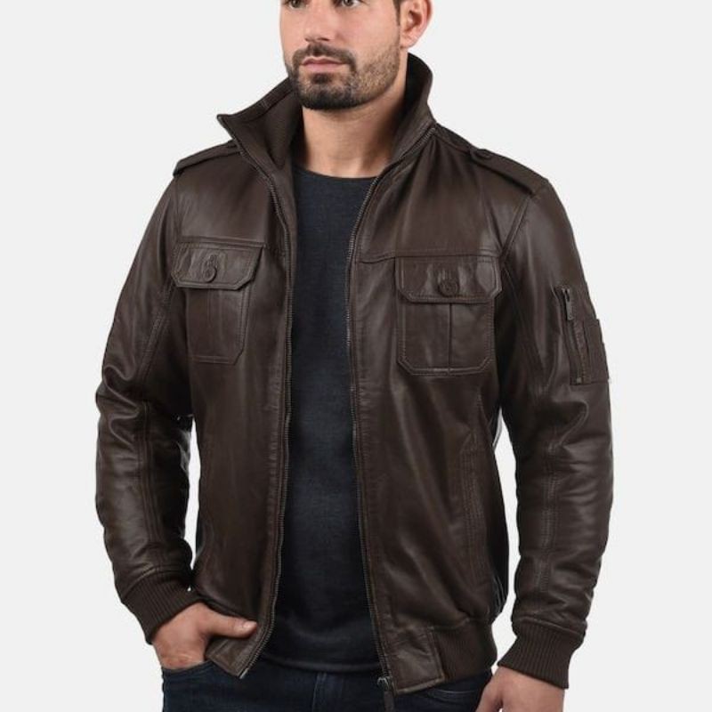 jaket kulit asli pria-jaket kulit asli domba Garut-jaket kulit original-jaket kulit asli