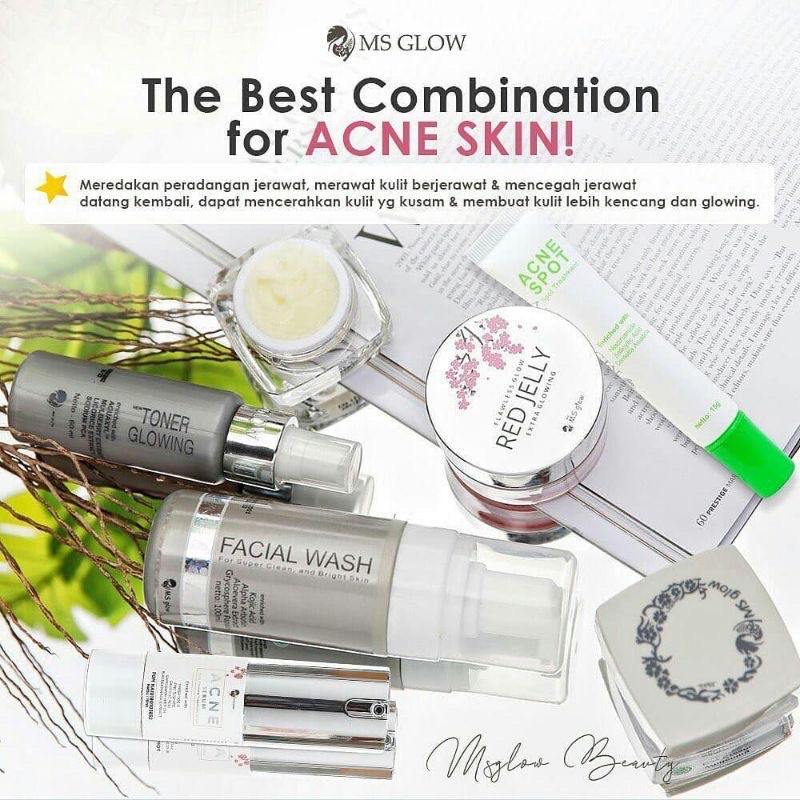ms glow paket acne lengkap