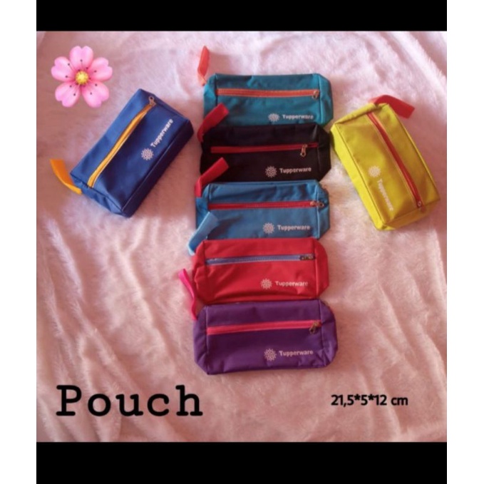 

Tas tempat pensil/kosmetik/pouch tupperware