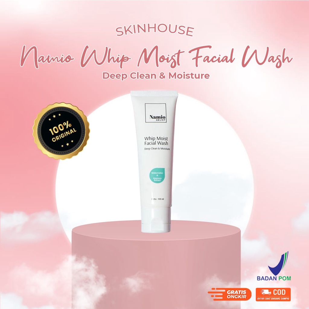 [ SKINHOUSEID ] NAMIO Whip Moist Facial Wash