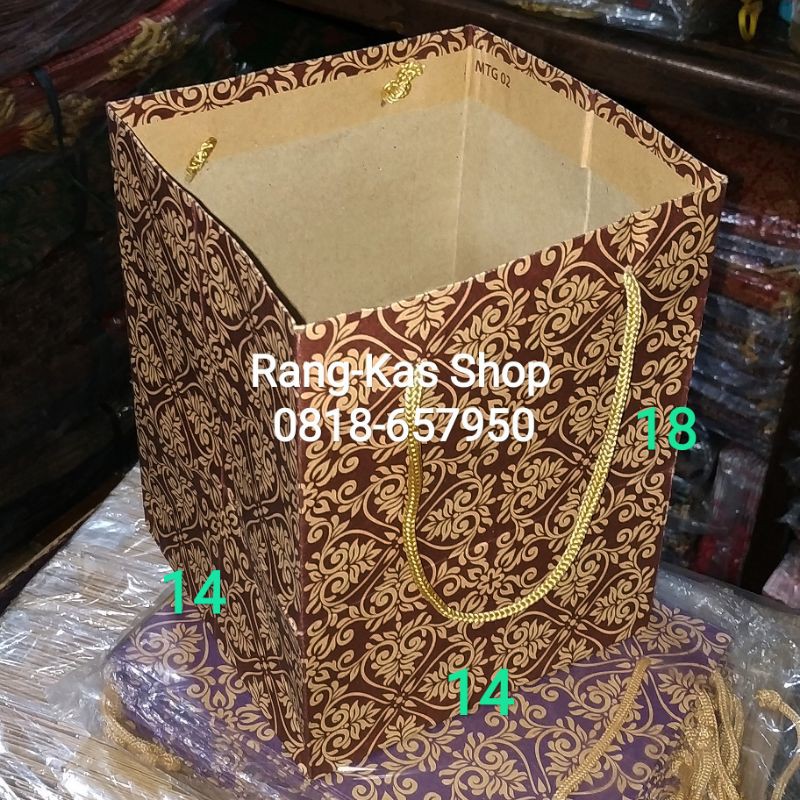 

Paperbag Nastar Batik kraft samson