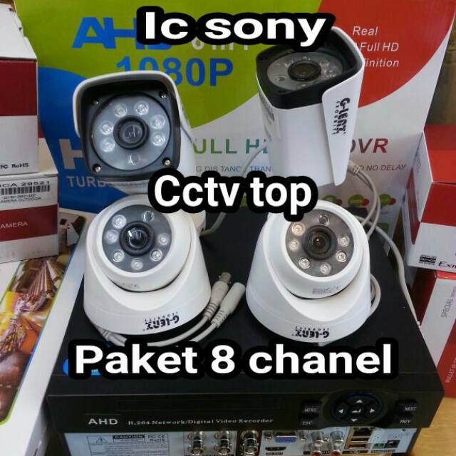 PROMO PAKET CCTV 16 CHANEL SONY EXMOR 2MP FULL HD 1080P + HDD 2 TB KOMPLIT