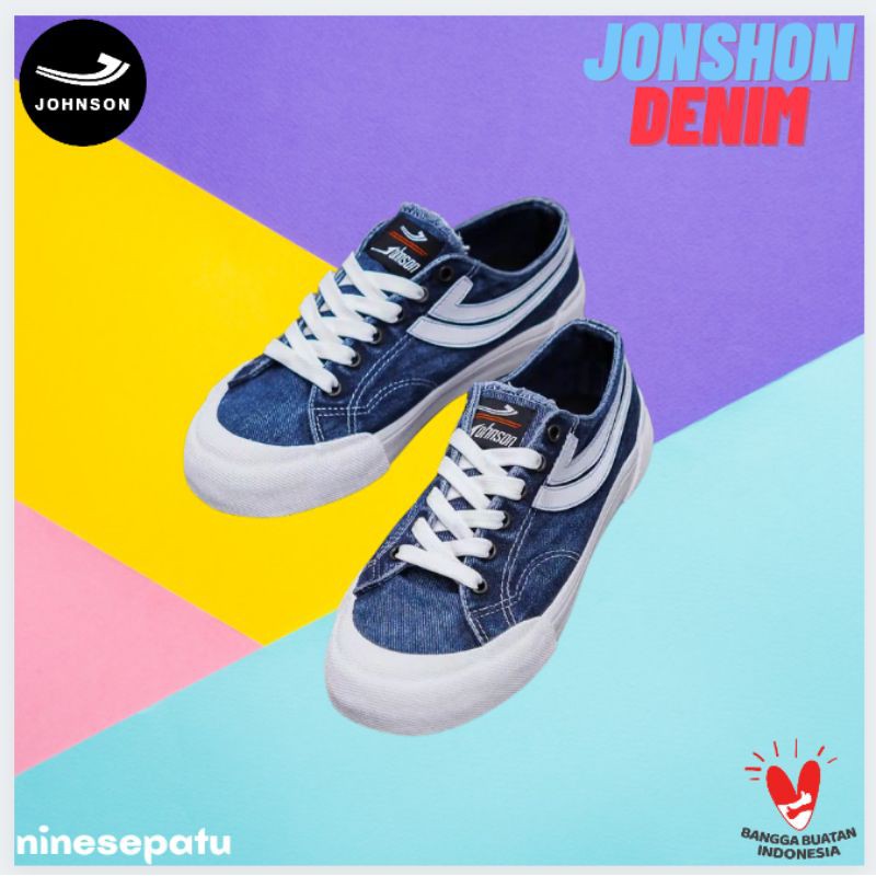 SEPATU JONSHON GALAXY PRO DENIM LOW CUT