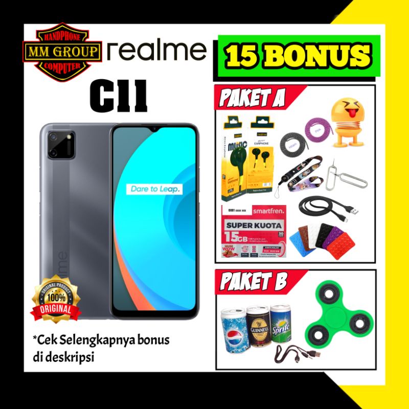 HP REALME C11 2021 RAM 2/32GB DAN 4/64GB GARANSI RESMI