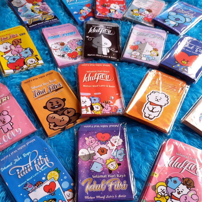 

amplop lebaran BT21 terbaru 2023