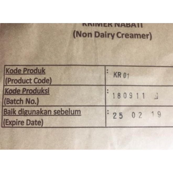 

Promo Akhir Tahun Non Dairy Creamer / Krimer Ndc Kr-01 25Kg Gojek Grab Only Kode 672