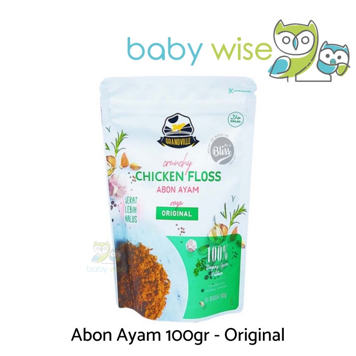 

✨COD✨ Grandville Abon Sapi Ayam 100gr Beef Chicken Floss 100 gr - Ayam Original