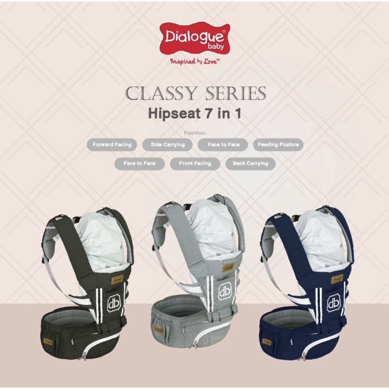 Dialogue Hipseat Classy Series DGG4409- Gendongan Bayi