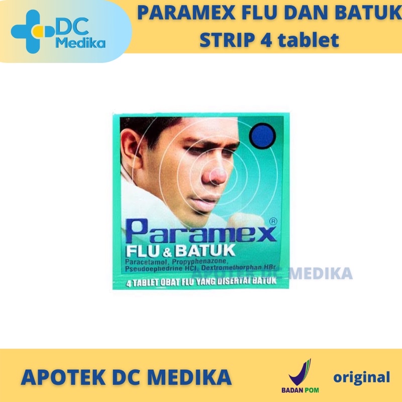 Paramex Flu dan Batuk / Obat flu dan batuk dewasa / Obat batuk / Obat flu