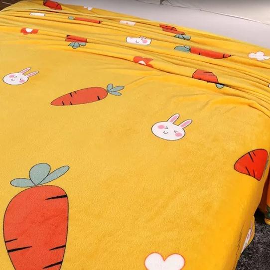 ♝ Selimut Tebal Motif Karakter Keren HK300 / Selimut Bulu Halus Motif Karakter Lucu/ Selimut Bulu Ha