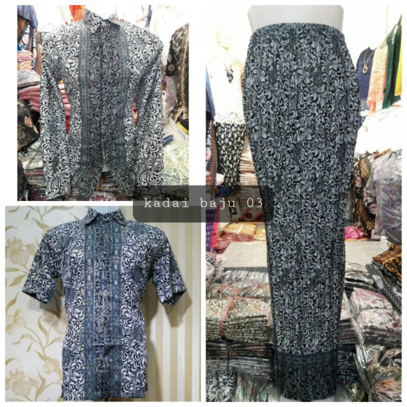 KEMEJA CUOUPLE//KEMEJA BATIK//ROK PLISKET