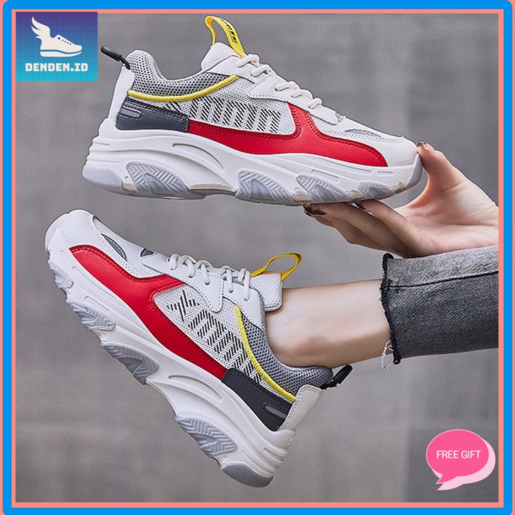 2.2 COD Sale [DENDEN.ID] Sepatu Sneakers Wanita Fashion Korea DD1028