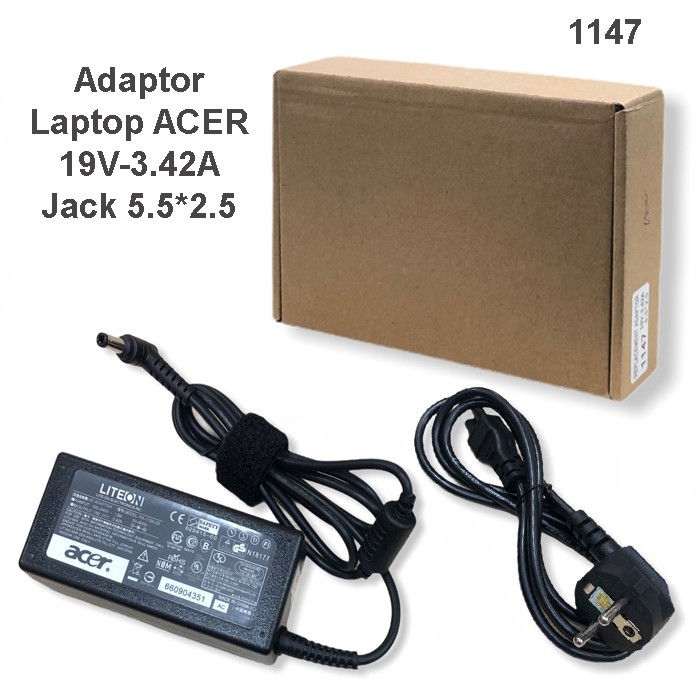 Charger Adaptor Compatible ACER 19V 3,42A (1147)