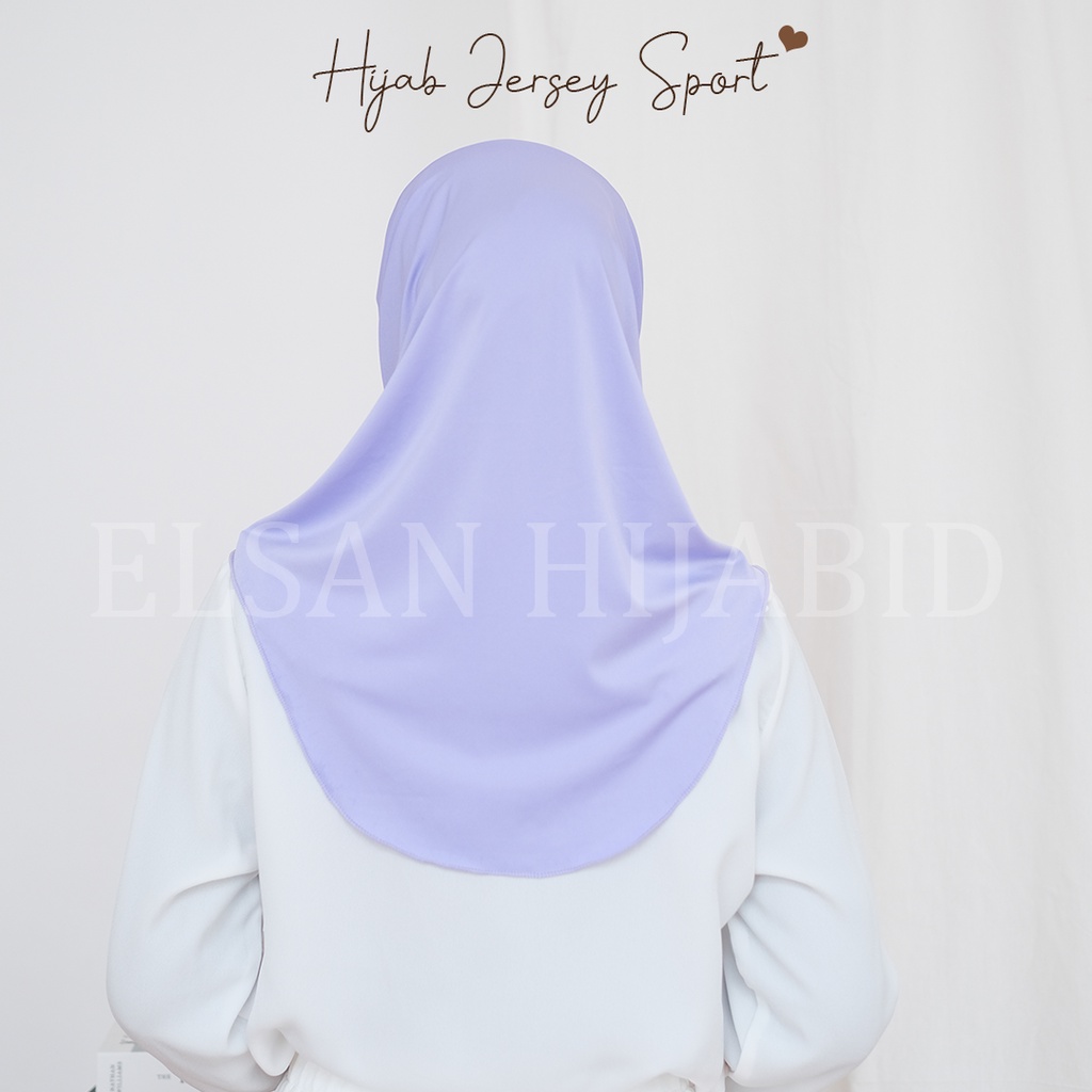 Khimar instant Hijab sport jersey premium grade A panjang menutup dada/ jilbab olahraga lycra instant jokowi-5