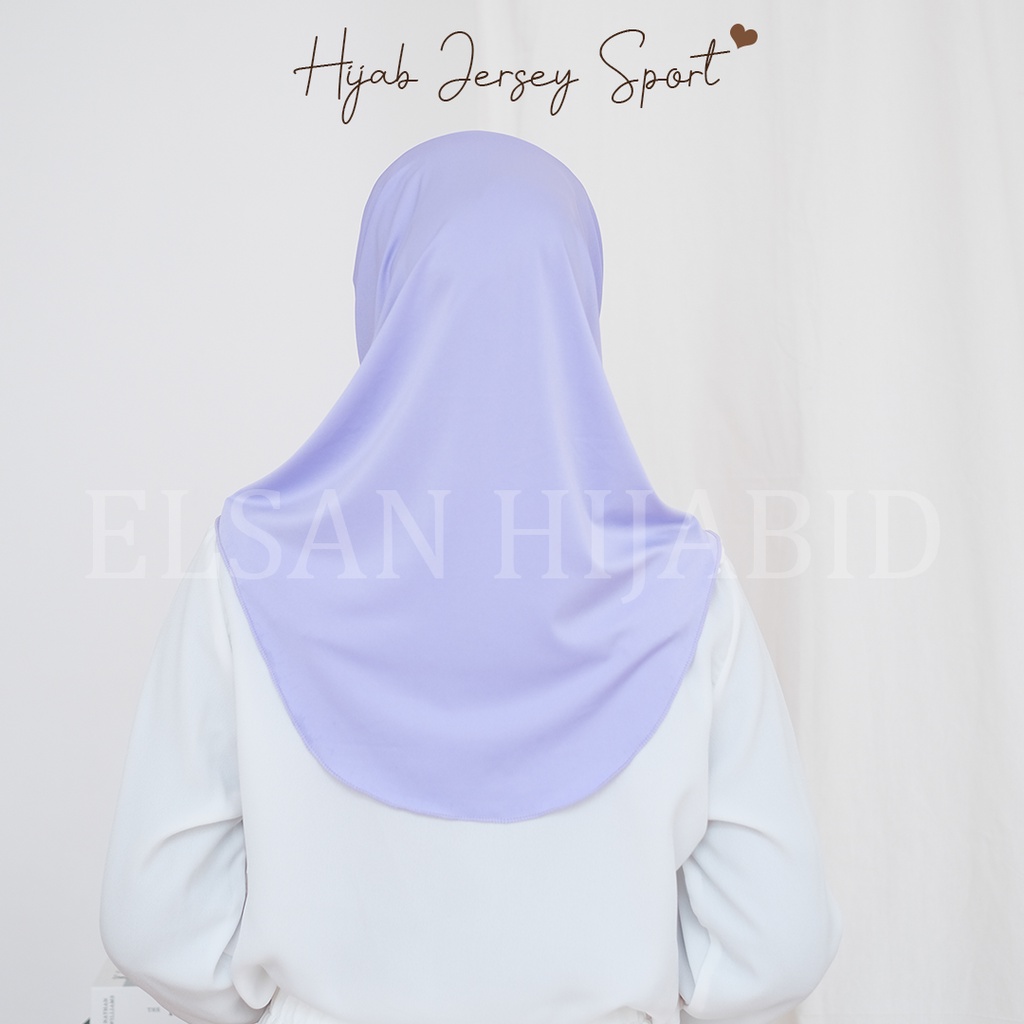 Khimar instant Hijab sport jersey premium grade A panjang menutup dada/ jilbab olahraga lycra instant jokowi