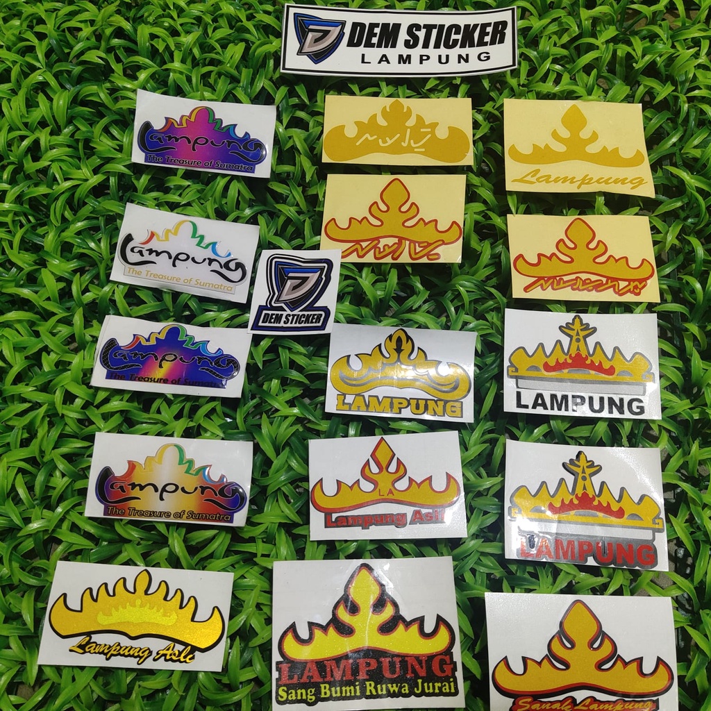 STIKER LAMPUNG REFLECTIVE  STIKER CUTTING SIGER LAMPUNG STIKER CUTING LAMPUNG