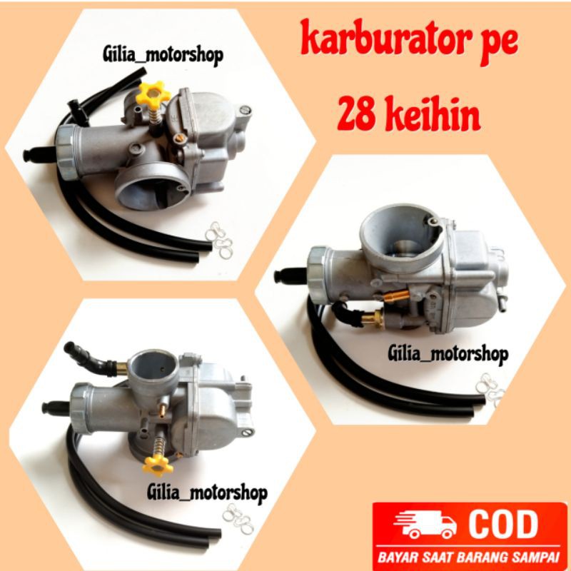 Karbu Pe 28 Keihin Karburator PE 28 KODE 115 by Keihin rxking supra xi tiger beat vario scoopy fu