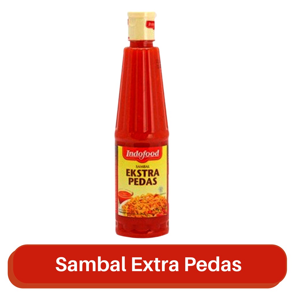 

Indofood Sambal Ekstra Pedas 135 ml (Per Botol)