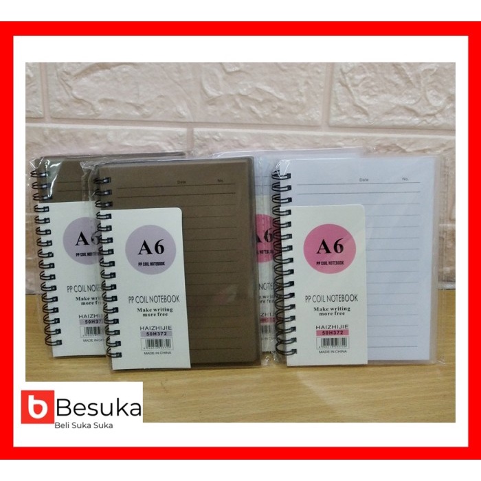 

Hadir Notebook Spiral A6 No.50H372 Bergaransi