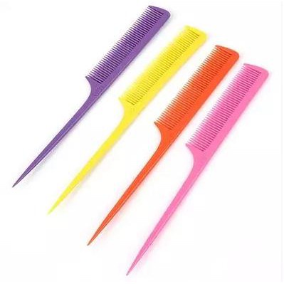 Sisir Sasak Lancip Warna Warni / Sisir Plastik / Sanggul Salon