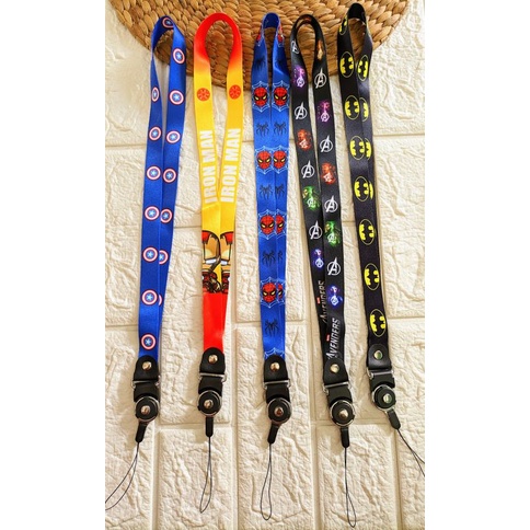 GANTUNGAN TALI HP LANYARD KALUNG HP KARAKTER