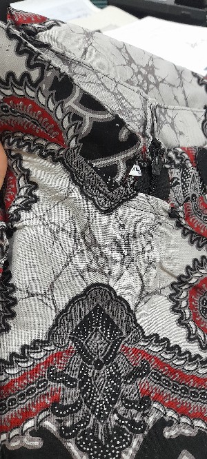 Tunik Serut Dwipangga Batik Sarimbit Modern Couple Tunik Midi Muslim Kantor Kerja Kondangan