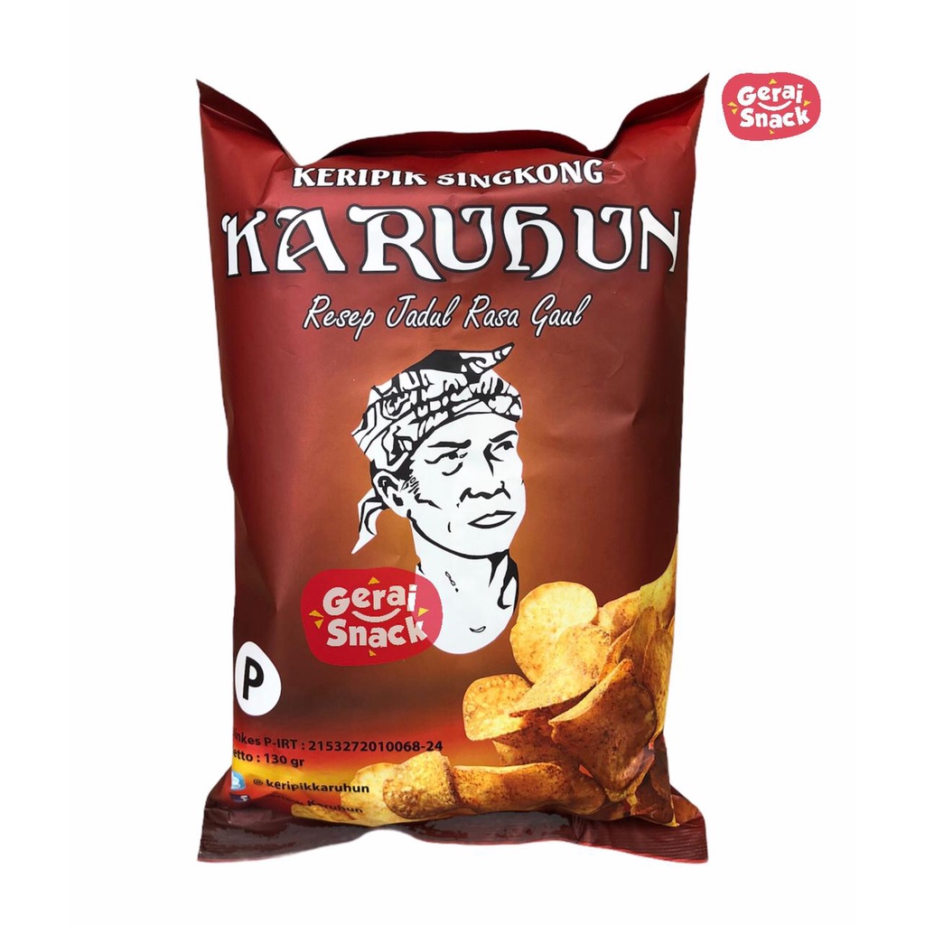 Keripik Karuhun Cabe Merah Oleh2 Khas Bandung 130g