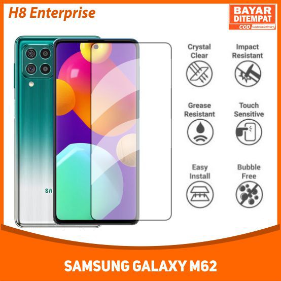 Tempered Glass Samsung Galaxy M62 - Tempered Glass Premium Quality