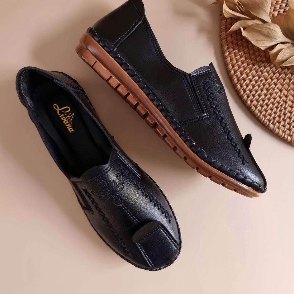 Tren Kekinian.. Sepatu Flatshoes Pantofel Mabelle Wanita Perempuan Cewek Kerja Kantor Formal Loafers