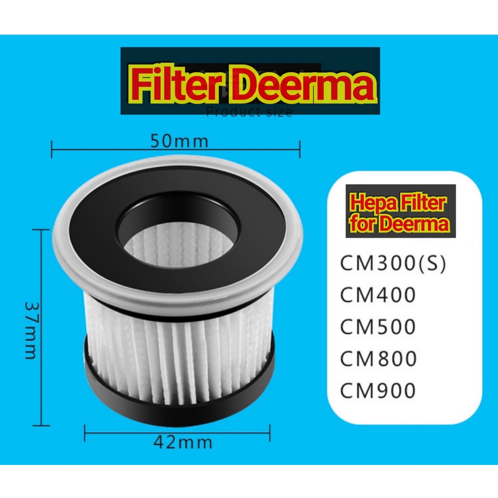 HEPA Filter for Deerma Vacuum Cleaner CM800 CM810 CM900 CM500 / Filter Vacuum