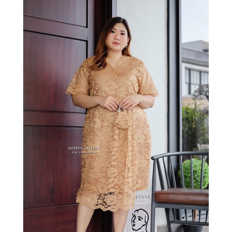 ADEEVA Grizel Dress Jumbo Dress Wanita Jumbo