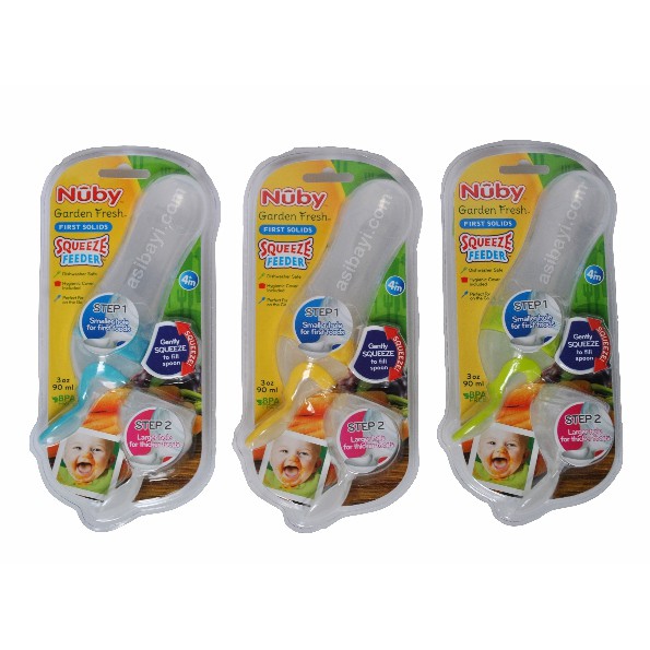 NUBY GARDEN FRESH SQUEEZE FEEDER / NUBY BOTOL