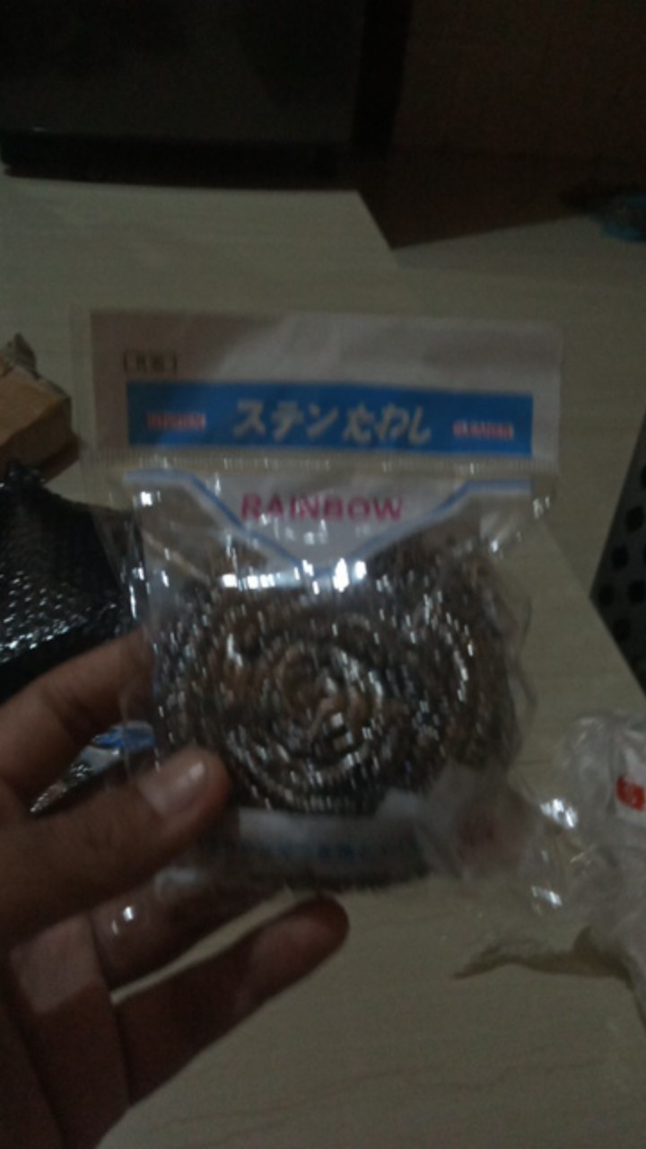 Sabut / Kawat Besi Stainles Cuci Panci / Kuali Stainles Anti Karat