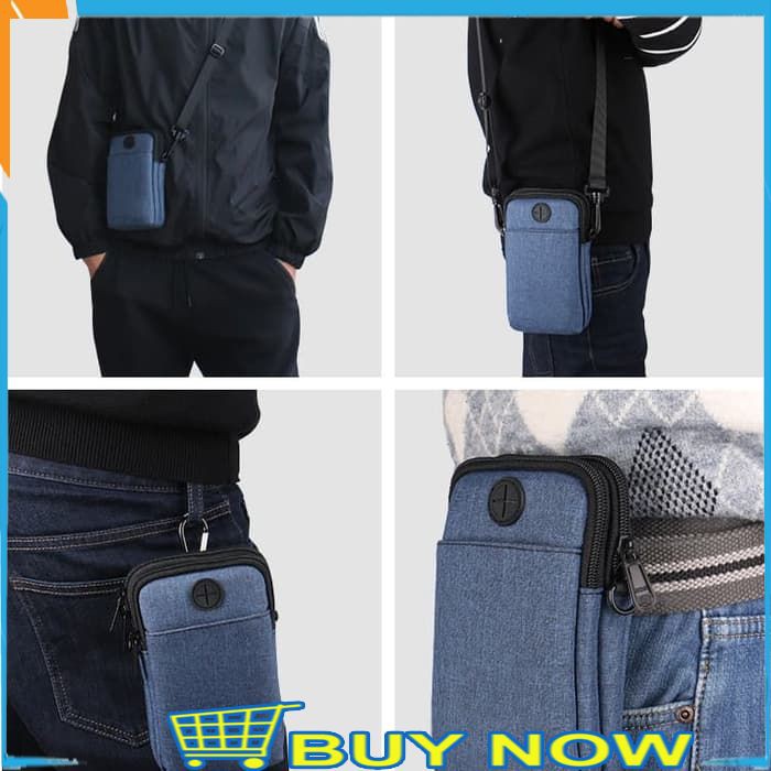 Tas Pinggang Tas Selempang Tas Hanphone Denim Tas Hp Tas Kecil Hp RZ 190