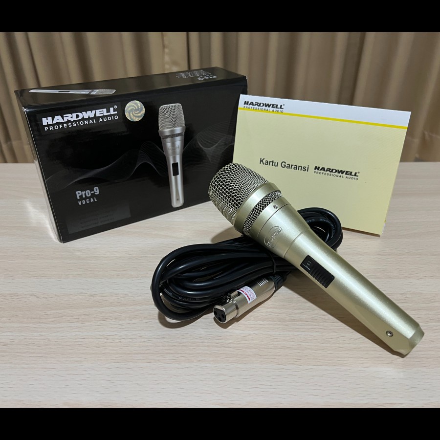 MICROPHONE MIC CABLE MIKROPON MIK KABEL HARDWELL PRO9 PRO-9 5M 5 METER ORIGINAL ORI BAGUS TERLARIS TERBAIK GARANSI