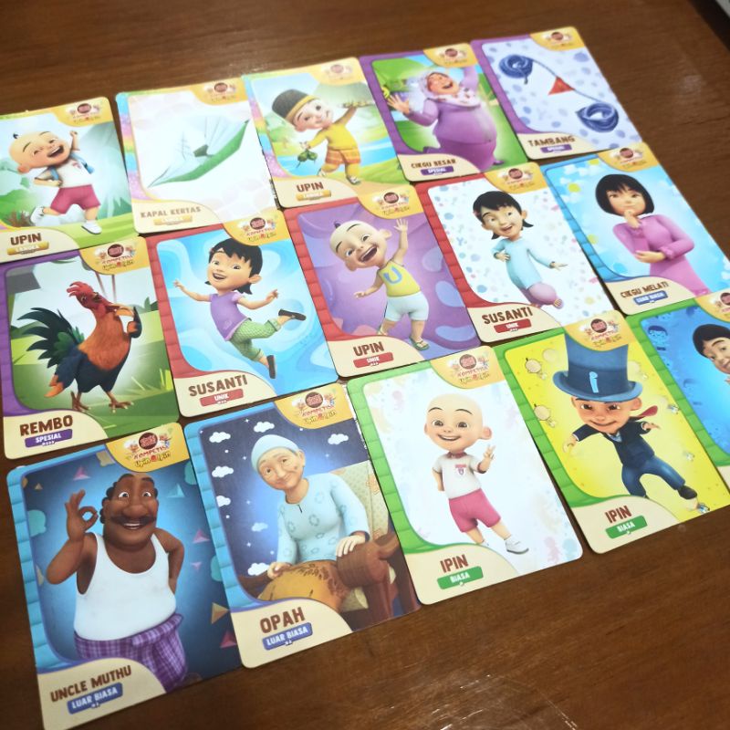 KARTU UPIN IPIN COKI COKI LANGKA TAKE ALL