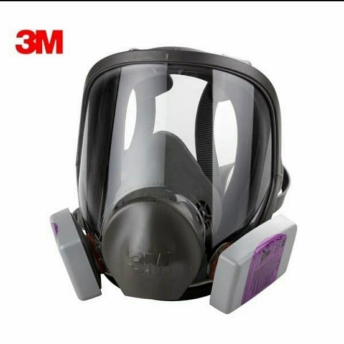 3M masker respirator full face 6800 + catridge p100 /3m original