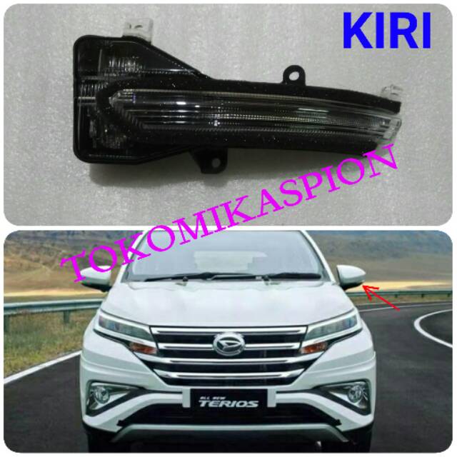 original - lampu spion terios 2019 up - sein spion allnew terios - kiri