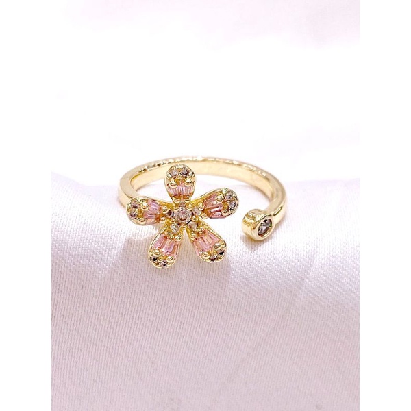 Cincin Titanium Asli gold free size Premium Quality Anti Karat Anti Alergi Ring Import Ct05