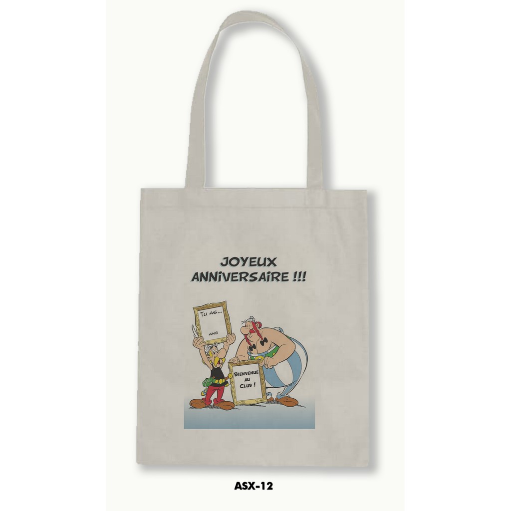 TOTE BAG BLACU - Asterix and Obelix .01