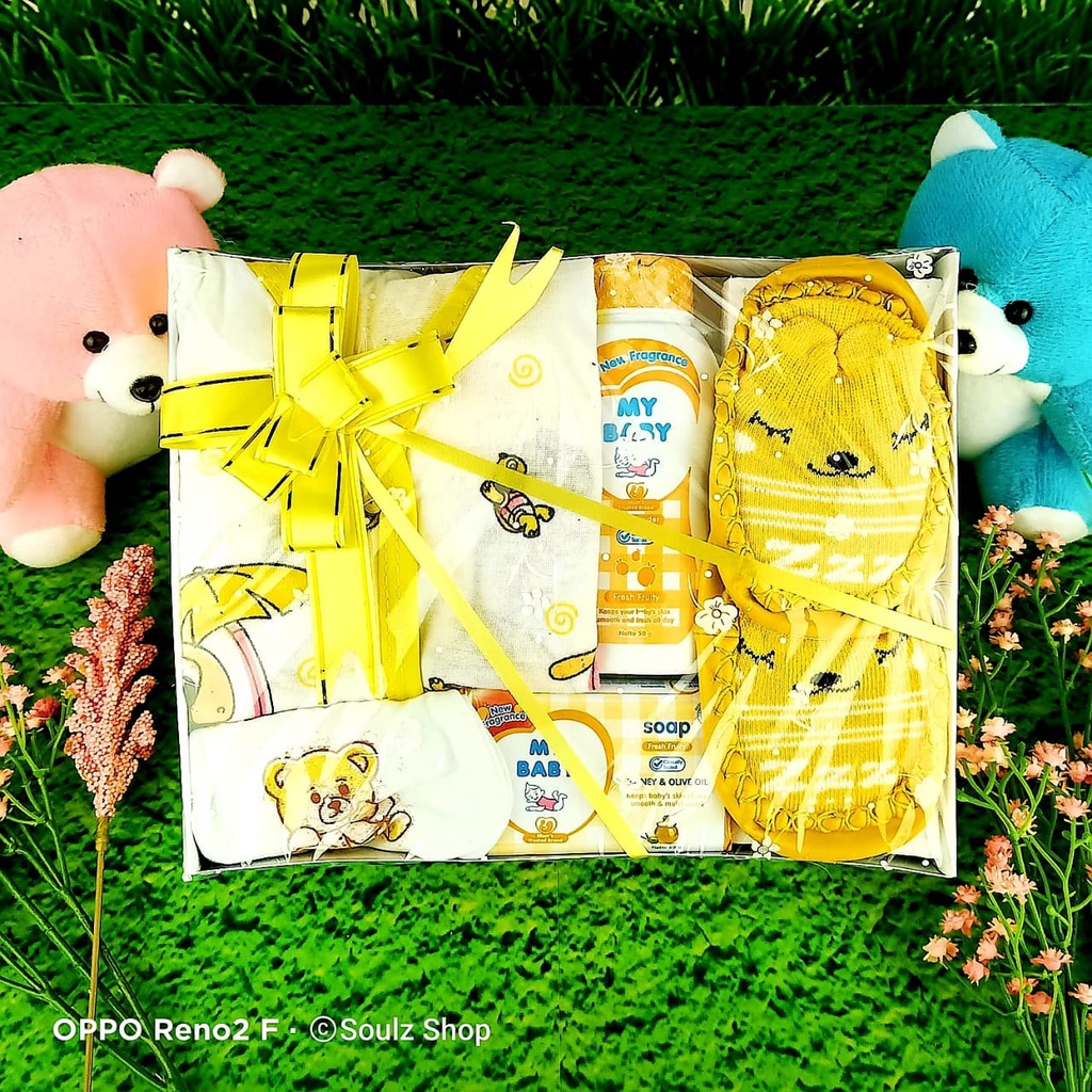 SOUL [Baby 13] Hamper Bayi Kado Lahiran Newborn Paket Set Lengkap  kado Bayi Parcel Real Pict Hampers baby boy and girl Parcel Bayi Laki-laki Perempuan