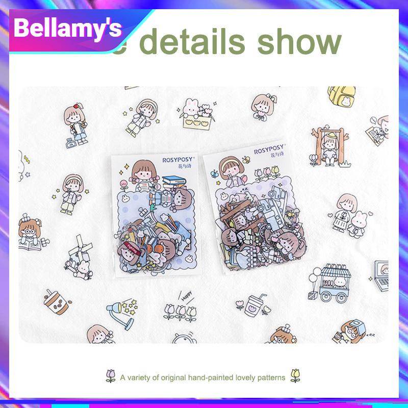 

COD ❤️ Tas Stiker Seri Lucu Pola Kartun Lucu Stiker Dekoratif Tenda Tangan Pelajar-Bellamy's