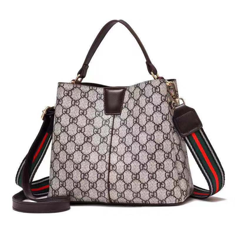 BJ31080 - BROWN/COFFEE/RED - TAS IMPORT TAS WANITA FASHION IMPORT MODIS ELEGAN TERMURAH TERLARIS TERBARU BAGSTORE JAKARTA TAS BATAM LT1080