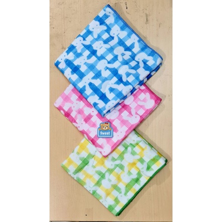 Handuk bayi SWEET Kotak Kelinci Size 50 x 100 cm  Super Lembut  Super Murah