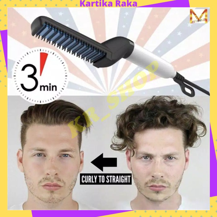 KR Catokan Rambut Pria Penata Rambut Pria Quick Hair Styler For Men