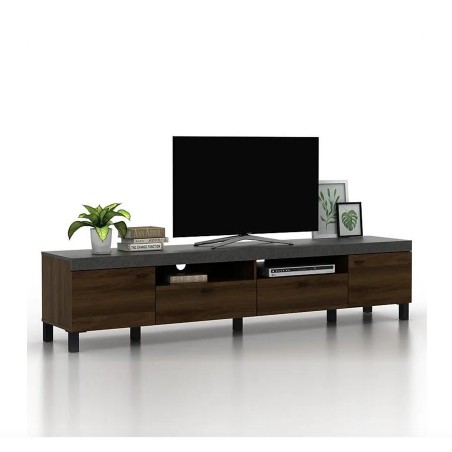 Meja tv minimalis Benedict 210 kayu buffet bufet bupet serbaguna simple mewah