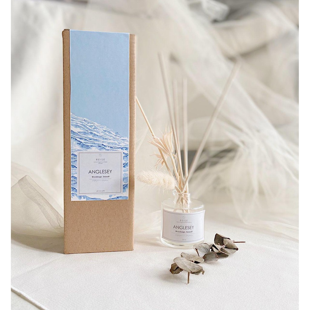 REISE - 50ml Aromatic Rattan Reed Diffuser | Pewangi Pengharum Ruangan-Anglesey