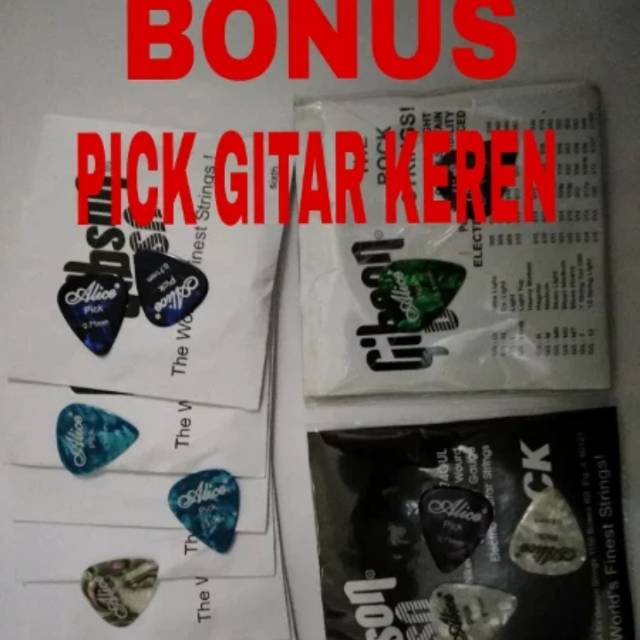 SENAR GITAR LISTRIK DAN AKUSTIK FULL SET