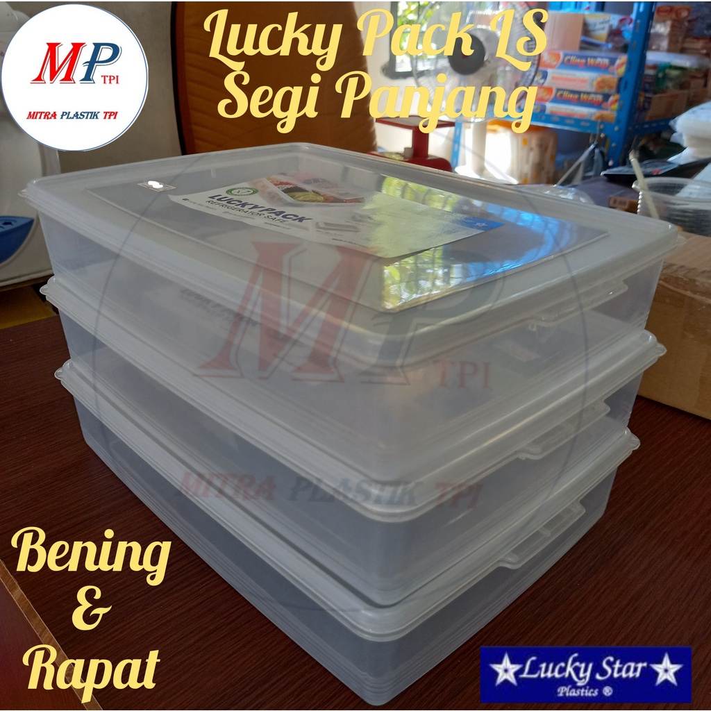 Toples Segi 2750ML Lucky Star / Toples Durian Donat, Sayur, Buah