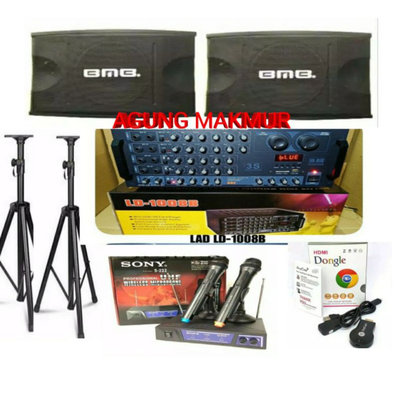 Paket Soundsystem Karaoke BMB 8 inch